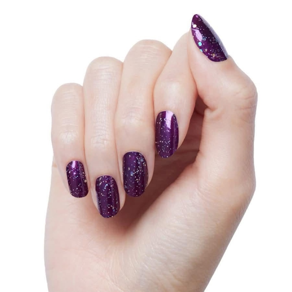 B2G1 BORDEAUX GLITZ Color Street Nail Strips
